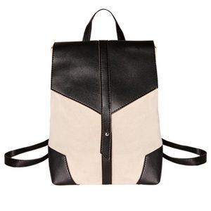 Deux Lux Demi B&W Canvas Backpack